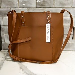 NWT Henny + Lev 2-in-1 Everyday Tote - Camel